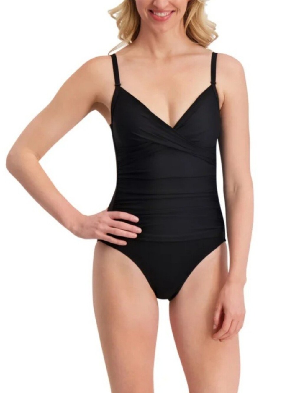 DKNY Black One-Piece Swimsuit